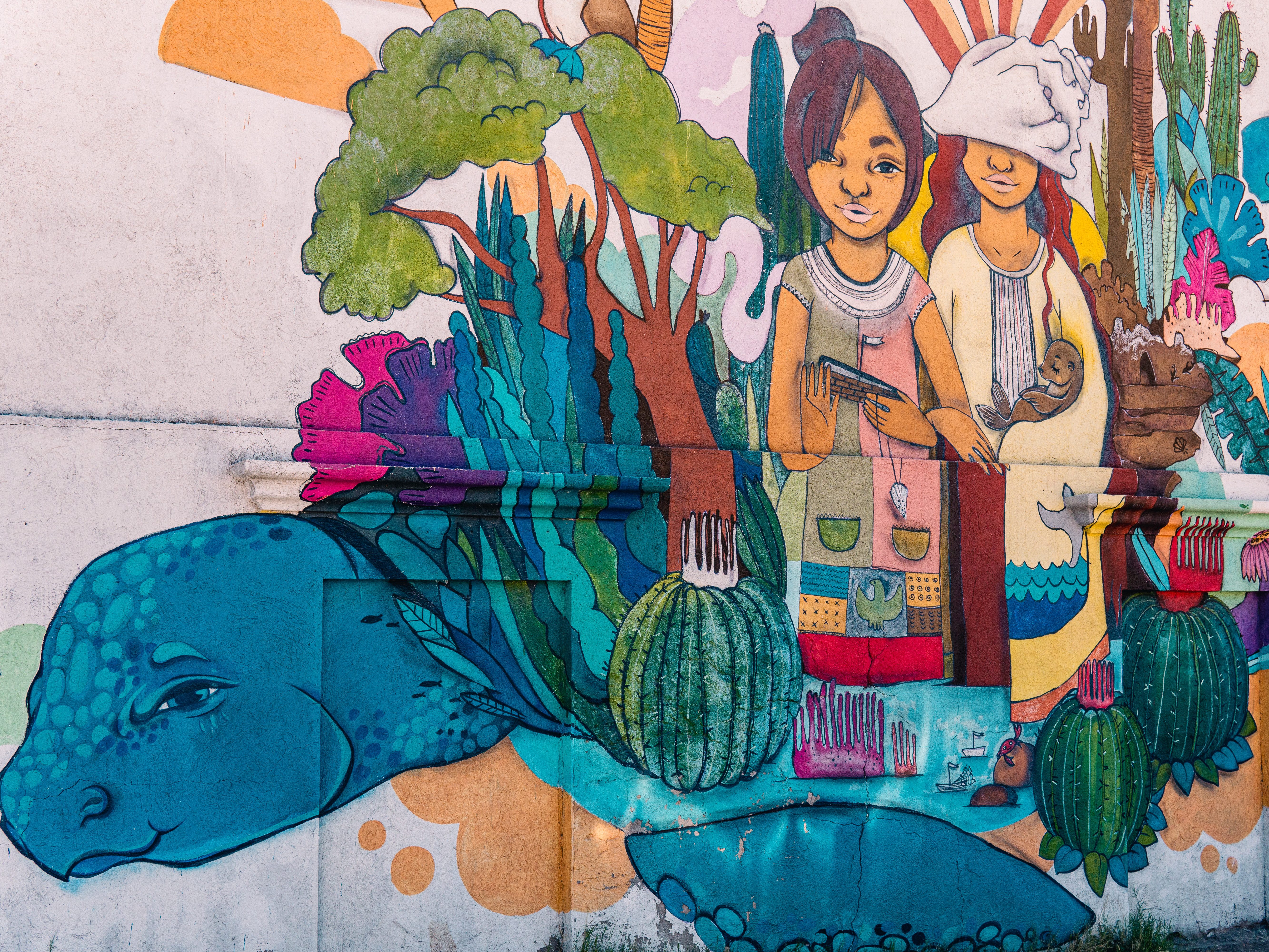 Streetart in La Paz, Mexico